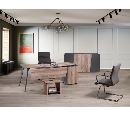 Venüs Ofis ve Büro Takımı 190 cm Masalı